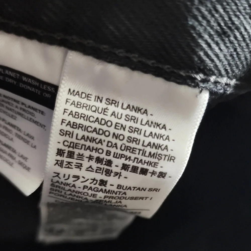 Classic Black Straight Levis  Jeans